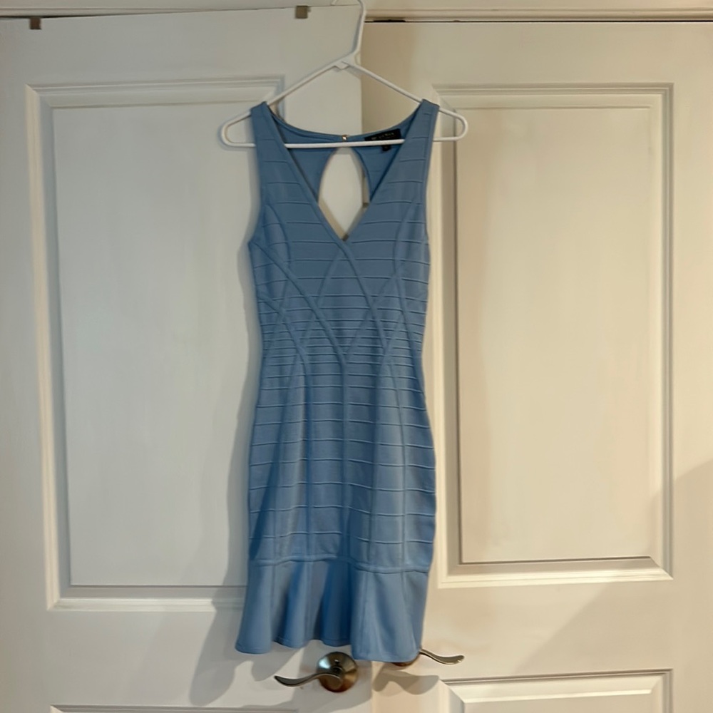 Baby blue Guess fitted mini